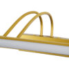 LEDTM® LAURA 60425 Μοντέρνο Φωτιστικό Τοίχου - Απλίκα Καθρέπτη Μπάνιου LED 12W 1400lm 120° AC 220-240V IP44 Φυσικό Λευκό 4500K - Lumileds SMD Chip & TÜV SÜD Driver - Χρυσό Βούρτσας - Μ60 x Π27 x Υ13cm - 3 Χρόνια Εγγύηση - Image 9
