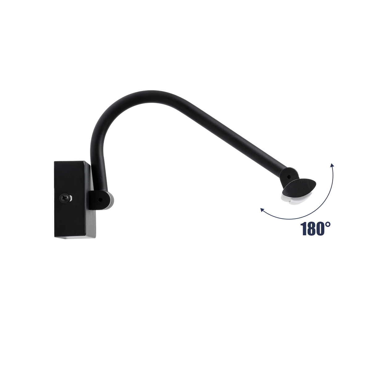 LEDTM® MIRA 60432 Μοντέρνο Φωτιστικό Τοίχου - Απλίκα Καθρέπτη Μπάνιου LED 12W 1400lm 120° AC 220-240V IP44 Φυσικό Λευκό 4500K - Lumileds SMD Chip & TÜV SÜD Driver - Μαύρο Ματ - Μ60 x Π20 x Υ13cm - 3 Χρόνια Εγγύηση - Image 7