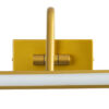 LEDTM® MIRA 60433 Μοντέρνο Φωτιστικό Τοίχου - Απλίκα Καθρέπτη Μπάνιου LED 12W 1400lm 120° AC 220-240V IP44 Φυσικό Λευκό 4500K - Lumileds SMD Chip & TÜV SÜD Driver - Χρυσό - Μ60 x Π20 x Υ13cm - 3 Χρόνια Εγγύηση - Image 8