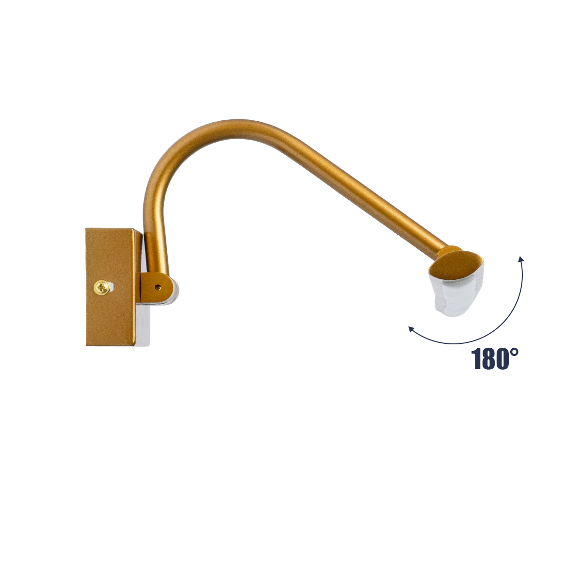 LEDTM® MIRA 60435 Μοντέρνο Φωτιστικό Τοίχου - Απλίκα Καθρέπτη Μπάνιου LED 12W 1400lm 120° AC 220-240V IP44 Φυσικό Λευκό 4500K - Lumileds SMD Chip & TÜV SÜD Driver - Χάλκινο - Μ60 x Π20 x Υ13cm - 3 Χρόνια Εγγύηση - Image 7
