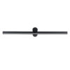 LEDTM® ROSA 60450 Μοντέρνο Φωτιστικό Τοίχου - Απλίκα Καθρέπτη Μπάνιου LED 12W 1400lm 120° AC 220-240V IP20 Φυσικό Λευκό 4500K - Lumileds SMD Chip & TÜV SÜD Driver - Μαύρο Ματ - Μ60 x Π15 x Υ7cm - 3 Χρόνια Εγγύηση - Image 4
