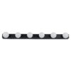 LEDTM® BELLA 60452 Μοντέρνο Φωτιστικό Τοίχου - Απλίκα Καθρέπτη Μπάνιου LED 18W 2052lm 300° AC 220-240V IP44 Φυσικό Λευκό 4500K - Bridgelux COB Chip & TÜV SÜD Driver - Μαύρο Ματ & Λευκό - Μ70 x Π11 x Υ6cm - 3 Χρόνια Εγγύηση - Image 4