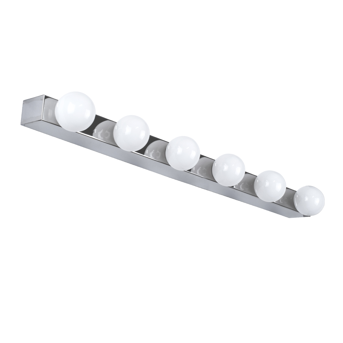LEDTM® BELLA 60453 Μοντέρνο Φωτιστικό Τοίχου - Απλίκα Καθρέπτη Μπάνιου LED 18W 2052lm 300° AC 220-240V IP44 Φυσικό Λευκό 4500K - Bridgelux COB Chip & TÜV SÜD Driver - Ασημί & Λευκό - Μ70 x Π11 x Υ6cm - 3 Χρόνια Εγγύηση - Image 3