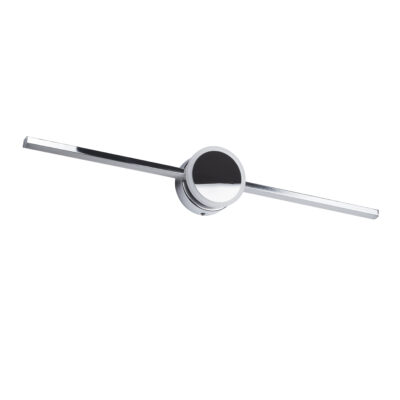 Alternative view of LEDTM® OPAL 60455 Μοντέρνο Φωτιστικό Τοίχου - Απλίκα Καθρέπτη Μπάνιου LED 14W 1600lm 180° AC 220-240V IP44 Φυσικό Λευκό 4500K - Lumileds SMD Chip & TÜV SÜD Driver - Νίκελ Χρώμιο - Μ60 x Π6 x Υ10cm - 3 Χρόνια Εγγύηση