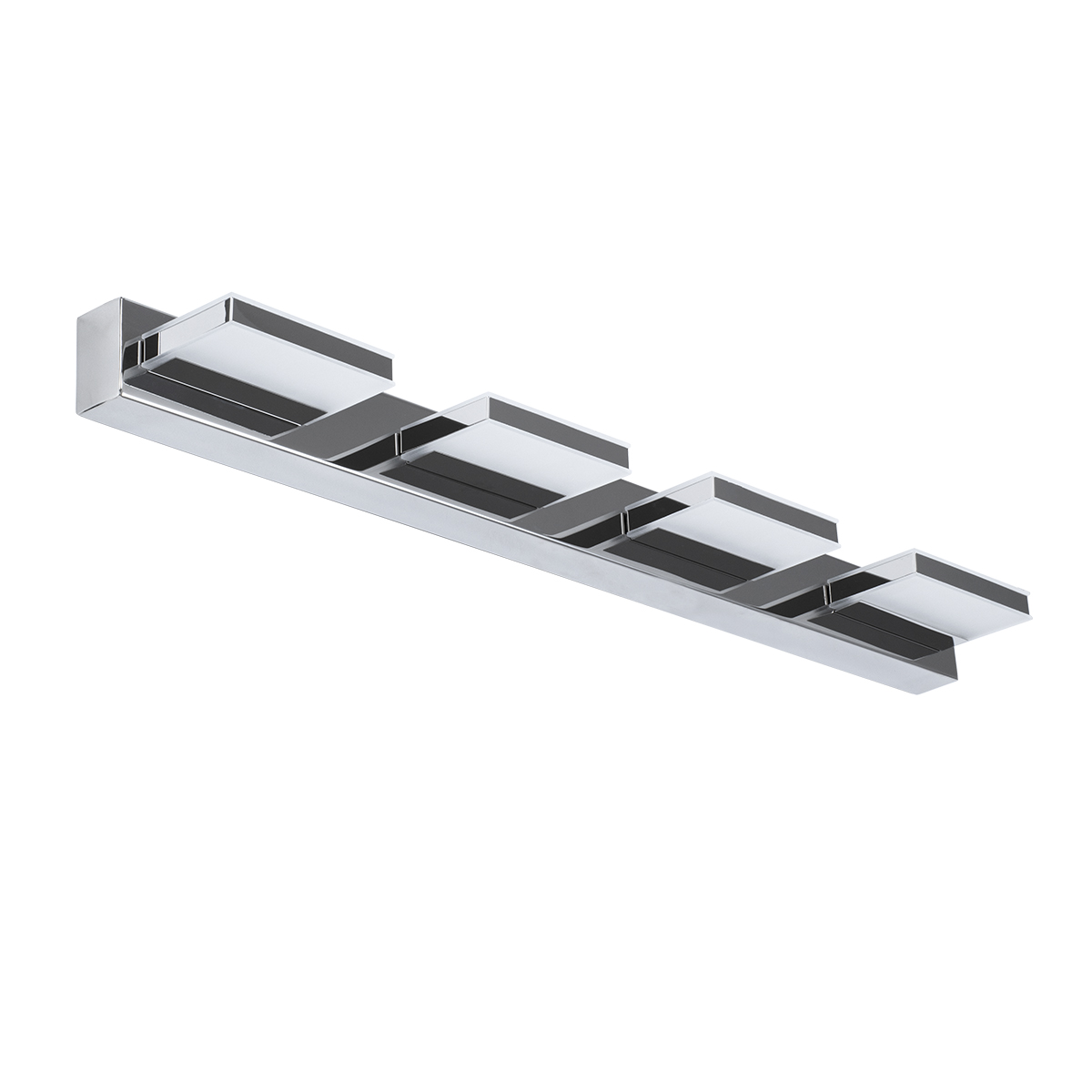 LEDTM® KARLA 60456 Μοντέρνο Φωτιστικό Τοίχου - Απλίκα Καθρέπτη Μπάνιου LED 14W 1600lm 180° AC 220-240V IP44 Φυσικό Λευκό 4500K - Lumileds SMD Chip & TÜV SÜD Driver - Νίκελ Χρώμιο - Μ60 x Π9 x Υ5cm - 3 Χρόνια Εγγύηση - Image 3