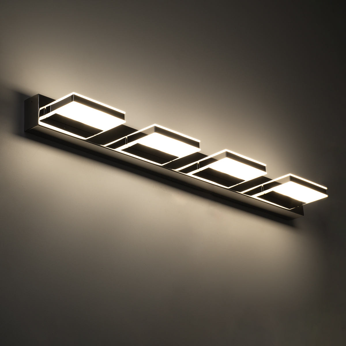 LEDTM® KARLA 60456 Μοντέρνο Φωτιστικό Τοίχου - Απλίκα Καθρέπτη Μπάνιου LED 14W 1600lm 180° AC 220-240V IP44 Φυσικό Λευκό 4500K - Lumileds SMD Chip & TÜV SÜD Driver - Νίκελ Χρώμιο - Μ60 x Π9 x Υ5cm - 3 Χρόνια Εγγύηση - Image 10