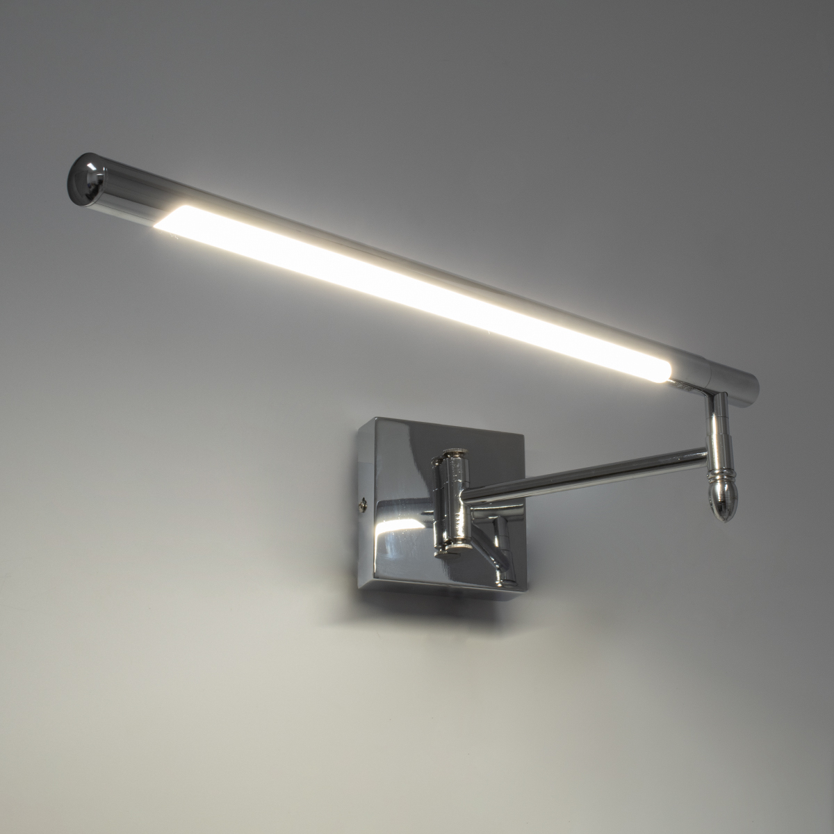 LEDTM® FRIDA 60458 Μοντέρνο Φωτιστικό Τοίχου - Απλίκα Καθρέπτη Μπάνιου LED 12W 1400lm 120° AC 220-240V IP44 Φυσικό Λευκό 4500K - Lumileds SMD Chip & TÜV SÜD Driver - Νίκελ Χρώμιο - Μ51 x Π25 x Υ10cm - 3 Χρόνια Εγγύηση - Image 8