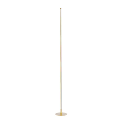 Alternative view of LEDTM® DALUMA 60472 Μοντέρνο Επιδαπέδιο Φωτιστικό LED 24W 2640lm 200° AC 220-240V IP20 Ρυθμιζόμενο Λευκό CCT με On/Off 2700K/4500K/6000K - Lumileds SMD Chip - Σατινέ Χρυσό Βούρτσας - Μ18 x Π18 x Υ160cm - 3 Χρόνια Εγγύηση