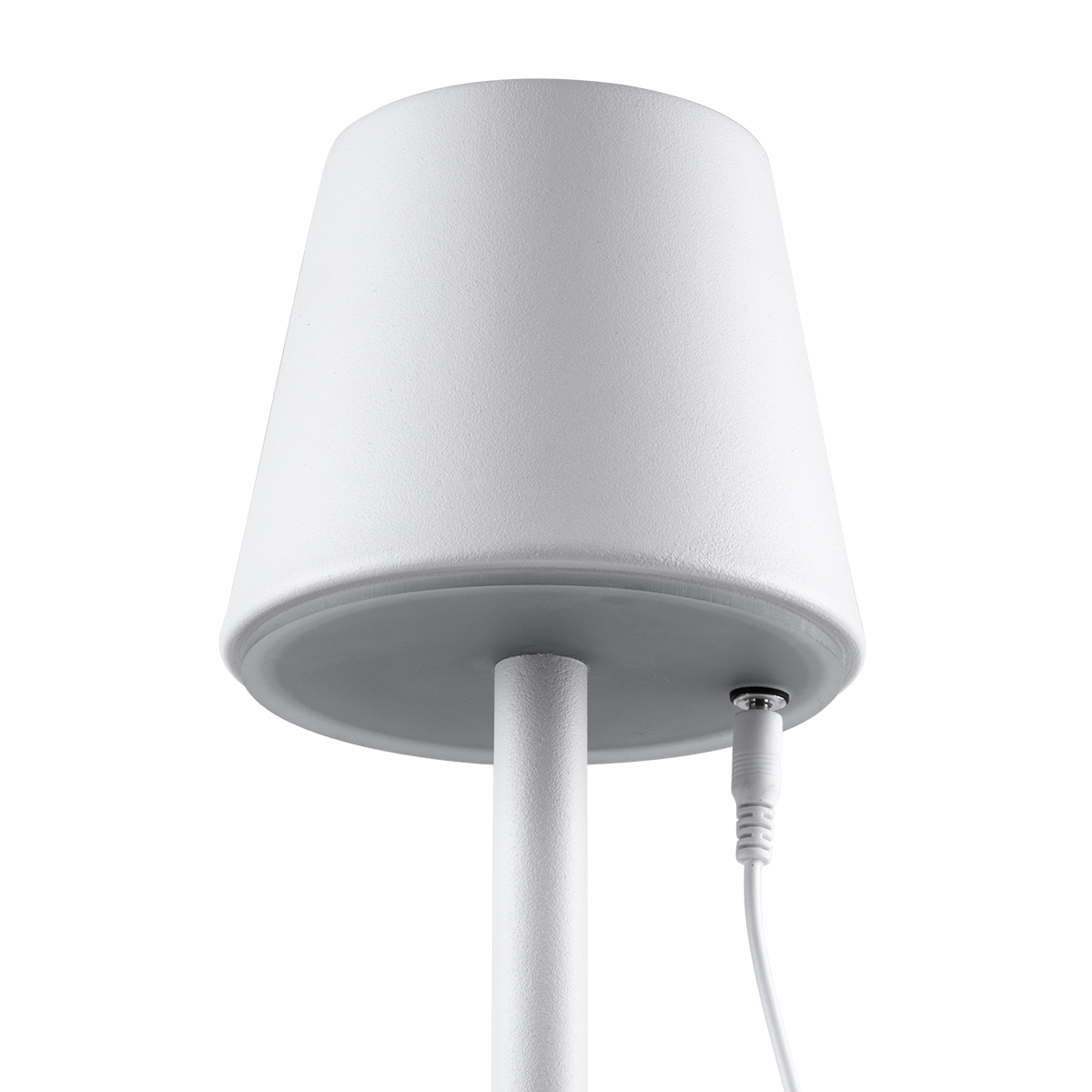 LEDTM® NEGA 60474 Μοντέρνο Επιτραπέζιο Φωτιστικό LED 2.2W 154lm 360° DC 5V με USB με Επαναφορτιζόμενη Μπαταρία Li-ion 3.7V 4000mAh IP20 Θερμό Λευκό 2700K με Αφή Dimmable - Lumileds SMD Chip - Λευκό - Μ10 x Π10 x Υ39cm - 2 Χρόνια Εγγύηση - Image 10