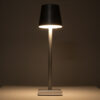 LEDTM® NEGA 60476 Μοντέρνο Επιτραπέζιο Φωτιστικό LED 2.2W 154lm 360° DC 5V με USB με Επαναφορτιζόμενη Μπαταρία Li-ion 3.7V 4000mAh IP20 Θερμό Λευκό 2700K με Αφή Dimmable - Lumileds SMD Chip - Ασημί - Μ10 x Π10 x Υ39cm - 2 Χρόνια Εγγύηση - Image 4