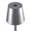 LEDTM® NEGA 60476 Μοντέρνο Επιτραπέζιο Φωτιστικό LED 2.2W 154lm 360° DC 5V με USB με Επαναφορτιζόμενη Μπαταρία Li-ion 3.7V 4000mAh IP20 Θερμό Λευκό 2700K με Αφή Dimmable - Lumileds SMD Chip - Ασημί - Μ10 x Π10 x Υ39cm - 2 Χρόνια Εγγύηση - Image 8