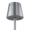 LEDTM® NEGA 60476 Μοντέρνο Επιτραπέζιο Φωτιστικό LED 2.2W 154lm 360° DC 5V με USB με Επαναφορτιζόμενη Μπαταρία Li-ion 3.7V 4000mAh IP20 Θερμό Λευκό 2700K με Αφή Dimmable - Lumileds SMD Chip - Ασημί - Μ10 x Π10 x Υ39cm - 2 Χρόνια Εγγύηση - Image 9