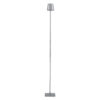 LEDTM® NEGA 60480 Μοντέρνο Επιδαπέδιο Φωτιστικό LED 2.2W 154lm 360° DC 5V με USB 2.0 με Επαναφορτιζόμενη Μπαταρία Li-ion 3.7V 4000mAh IP44 Θερμό Λευκό 2700K με Αφή Dimmable - Lumileds SMD Chip - Ασημί - Μ10 x Π10 x Υ135cm - 2 Χρόνια Εγγύηση - Image 3