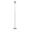 LEDTM® NEGA 60480 Μοντέρνο Επιδαπέδιο Φωτιστικό LED 2.2W 154lm 360° DC 5V με USB 2.0 με Επαναφορτιζόμενη Μπαταρία Li-ion 3.7V 4000mAh IP44 Θερμό Λευκό 2700K με Αφή Dimmable - Lumileds SMD Chip - Ασημί - Μ10 x Π10 x Υ135cm - 2 Χρόνια Εγγύηση - Image 5
