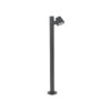 LEDTM® GARDENIA 60507 Φωτιστικό Κήπου - Κολωνάκι Αρχιτεκτονικού Φωτισμού Εξωτερικού Χώρου LED 7W 700lm 60° AC220-240V Αδιάβροχο IP65 - Σώμα Αλουμινίου & Tempered Glass - Μ12 x Π18 x Υ90cm - Θερμό Λευκό 2700K - Γκρι Ανθρακί - Bridgelux Chip - 5 Years Warranty - Image 3