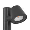 LEDTM® GARDENIA 60507 Φωτιστικό Κήπου - Κολωνάκι Αρχιτεκτονικού Φωτισμού Εξωτερικού Χώρου LED 7W 700lm 60° AC220-240V Αδιάβροχο IP65 - Σώμα Αλουμινίου & Tempered Glass - Μ12 x Π18 x Υ90cm - Θερμό Λευκό 2700K - Γκρι Ανθρακί - Bridgelux Chip - 5 Years Warranty - Image 7