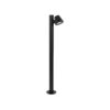 LEDTM® GARDENIA 60508 Φωτιστικό Κήπου - Κολωνάκι Αρχιτεκτονικού Φωτισμού Εξωτερικού Χώρου LED 7W 700lm 60° AC220-240V Αδιάβροχο IP65 - Σώμα Αλουμινίου & Tempered Glass - Μ12 x Π18 x Υ90cm - Θερμό Λευκό 2700K - Μαύρο - Bridgelux Chip - 5 Years Warranty - Image 3
