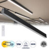 LEDTM® FELIX 61028-S Μοντέρνο Φωτιστικό Οροφής LED 54W 6500lm 120° AC 220-240V IP20 Ρυθμιζόμενο Λευκό CCT με Χειριστήριο από 2700K έως 6000K Dimmable - Lumileds SMD Chip - Μαύρο Ματ - Μ120 x Π3.5 x Υ7cm - 3 Χρόνια Εγγύηση - Image 2