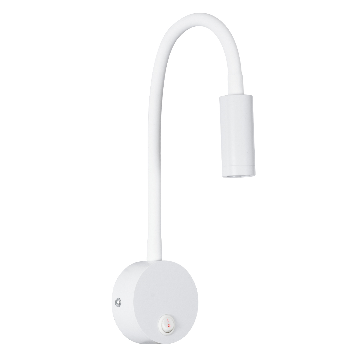 LEDTM® GOOSE 60876 Μοντέρνο Φωτιστικό Τοίχου - Απλίκα Ξενοδοχείου Reading Light LED 3W 300lm 36° AC 220-240V IP20 Φυσικό Λευκό 4500K - CREE XPE Chip & TÜV SÜD Driver - Λευκό Ματ - Μ6.5 x Π15 x Υ24.5cm - 3 Χρόνια Εγγύηση - Image 3