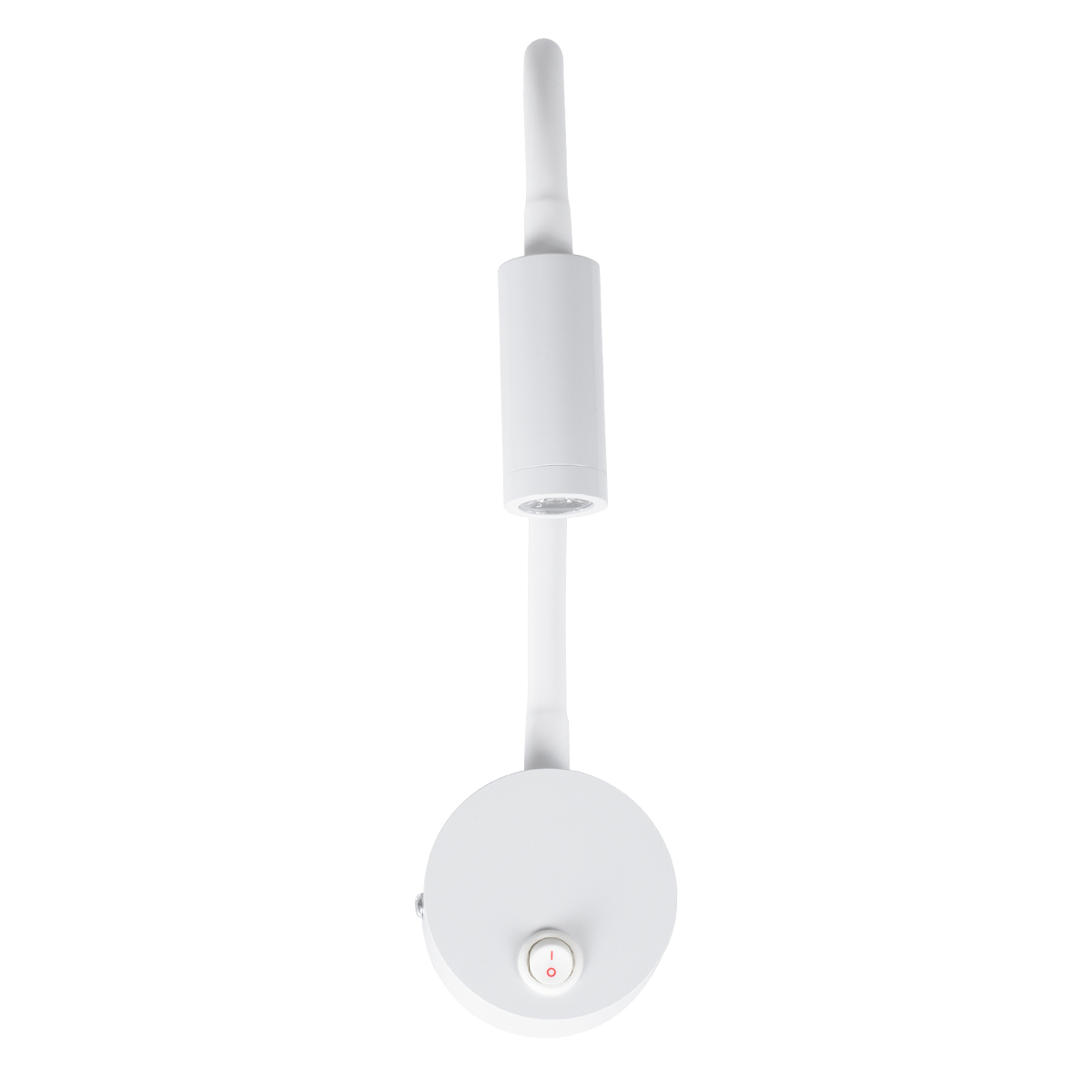 LEDTM® GOOSE 60876 Μοντέρνο Φωτιστικό Τοίχου - Απλίκα Ξενοδοχείου Reading Light LED 3W 300lm 36° AC 220-240V IP20 Φυσικό Λευκό 4500K - CREE XPE Chip & TÜV SÜD Driver - Λευκό Ματ - Μ6.5 x Π15 x Υ24.5cm - 3 Χρόνια Εγγύηση - Image 5