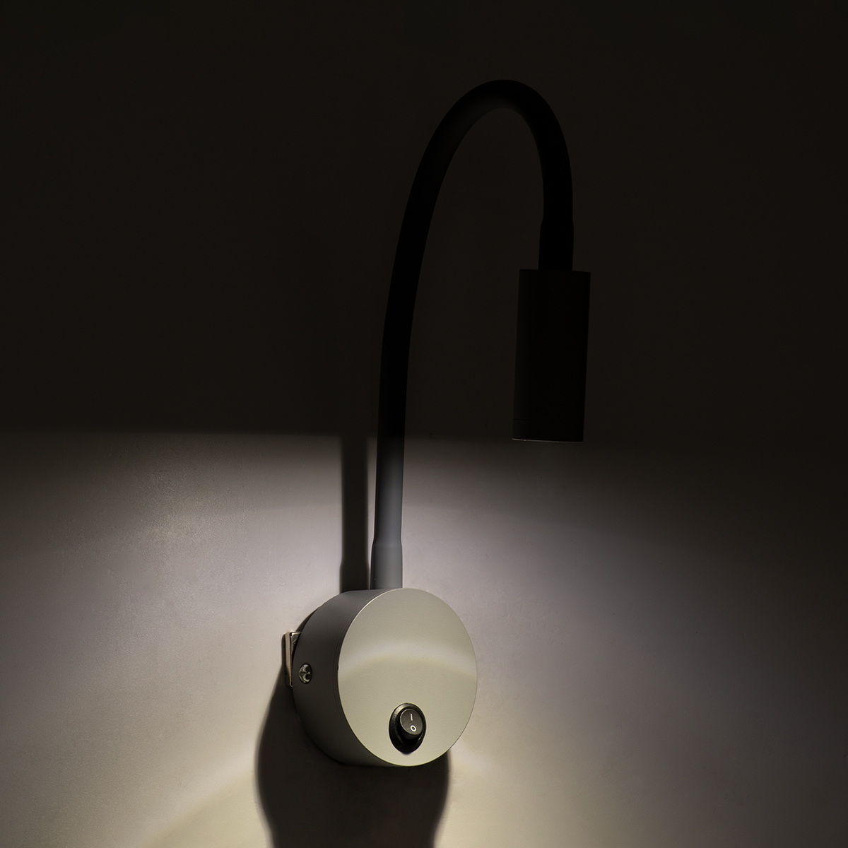 LEDTM® GOOSE 60877 Μοντέρνο Φωτιστικό Τοίχου - Απλίκα Ξενοδοχείου Reading Light LED 3W 300lm 36° AC 220-240V IP20 Φυσικό Λευκό 4500K - CREE XPE Chip & TÜV SÜD Driver - Γκρι Ανθρακί Ματ - Μ6.5 x Π15 x Υ24.5cm - 3 Χρόνια Εγγύηση - Image 10