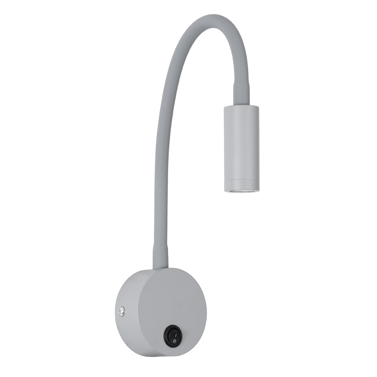 LEDTM® GOOSE 60877 Μοντέρνο Φωτιστικό Τοίχου - Απλίκα Ξενοδοχείου Reading Light LED 3W 300lm 36° AC 220-240V IP20 Φυσικό Λευκό 4500K - CREE XPE Chip & TÜV SÜD Driver - Γκρι Ανθρακί Ματ - Μ6.5 x Π15 x Υ24.5cm - 3 Χρόνια Εγγύηση - Image 3