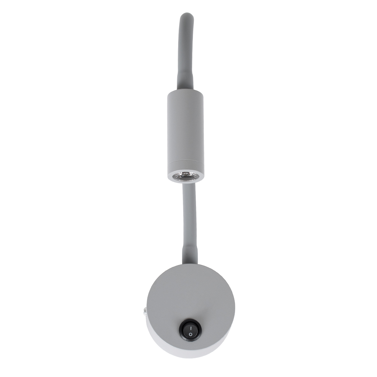 LEDTM® GOOSE 60877 Μοντέρνο Φωτιστικό Τοίχου - Απλίκα Ξενοδοχείου Reading Light LED 3W 300lm 36° AC 220-240V IP20 Φυσικό Λευκό 4500K - CREE XPE Chip & TÜV SÜD Driver - Γκρι Ανθρακί Ματ - Μ6.5 x Π15 x Υ24.5cm - 3 Χρόνια Εγγύηση - Image 5