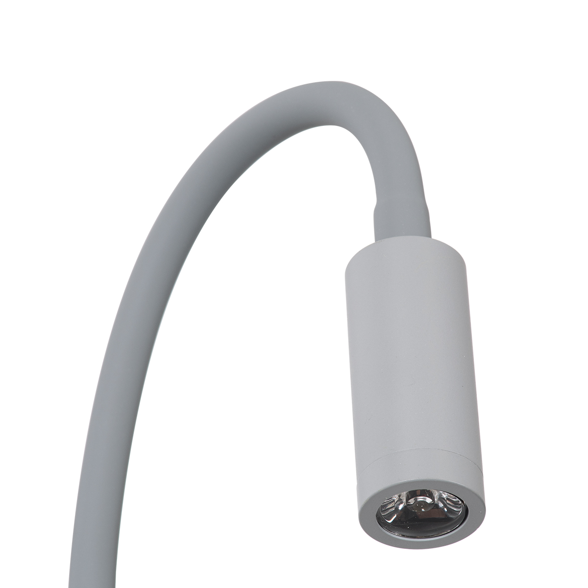 LEDTM® GOOSE 60877 Μοντέρνο Φωτιστικό Τοίχου - Απλίκα Ξενοδοχείου Reading Light LED 3W 300lm 36° AC 220-240V IP20 Φυσικό Λευκό 4500K - CREE XPE Chip & TÜV SÜD Driver - Γκρι Ανθρακί Ματ - Μ6.5 x Π15 x Υ24.5cm - 3 Χρόνια Εγγύηση - Image 8