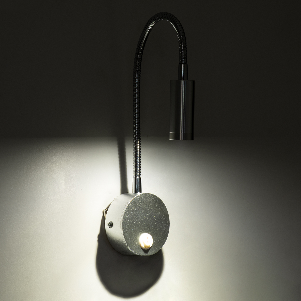 LEDTM® GOOSE 60879 Μοντέρνο Φωτιστικό Τοίχου - Απλίκα Ξενοδοχείου Reading Light LED 3W 300lm 36° AC 220-240V IP20 Φυσικό Λευκό 4500K - CREE XPE Chip & TÜV SÜD Driver - Σατινέ Νίκελ Βούρτσας - Μ6.5 x Π15 x Υ24.5cm - 3 Χρόνια Εγγύηση - Image 10