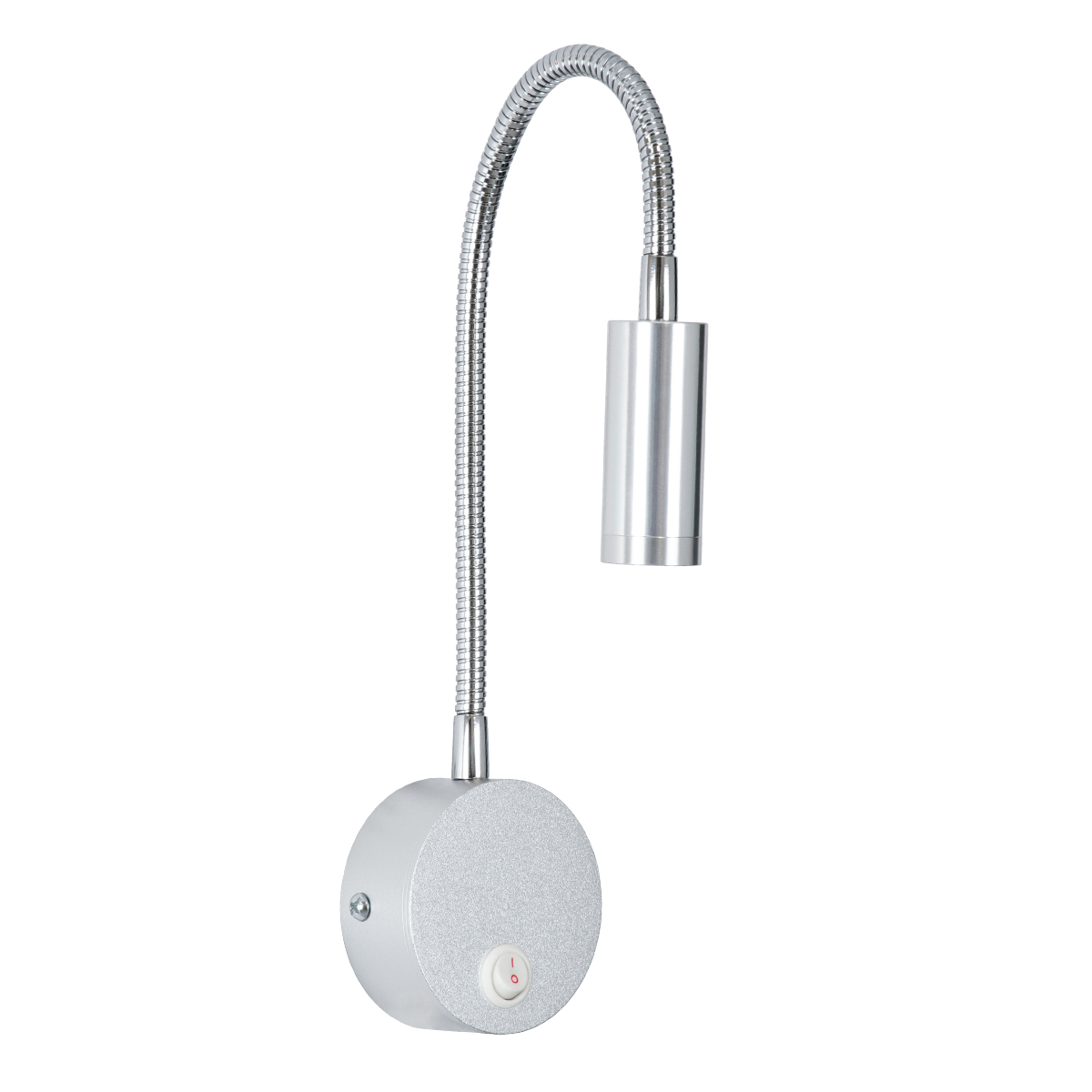 LEDTM® GOOSE 60879 Μοντέρνο Φωτιστικό Τοίχου - Απλίκα Ξενοδοχείου Reading Light LED 3W 300lm 36° AC 220-240V IP20 Φυσικό Λευκό 4500K - CREE XPE Chip & TÜV SÜD Driver - Σατινέ Νίκελ Βούρτσας - Μ6.5 x Π15 x Υ24.5cm - 3 Χρόνια Εγγύηση - Image 3
