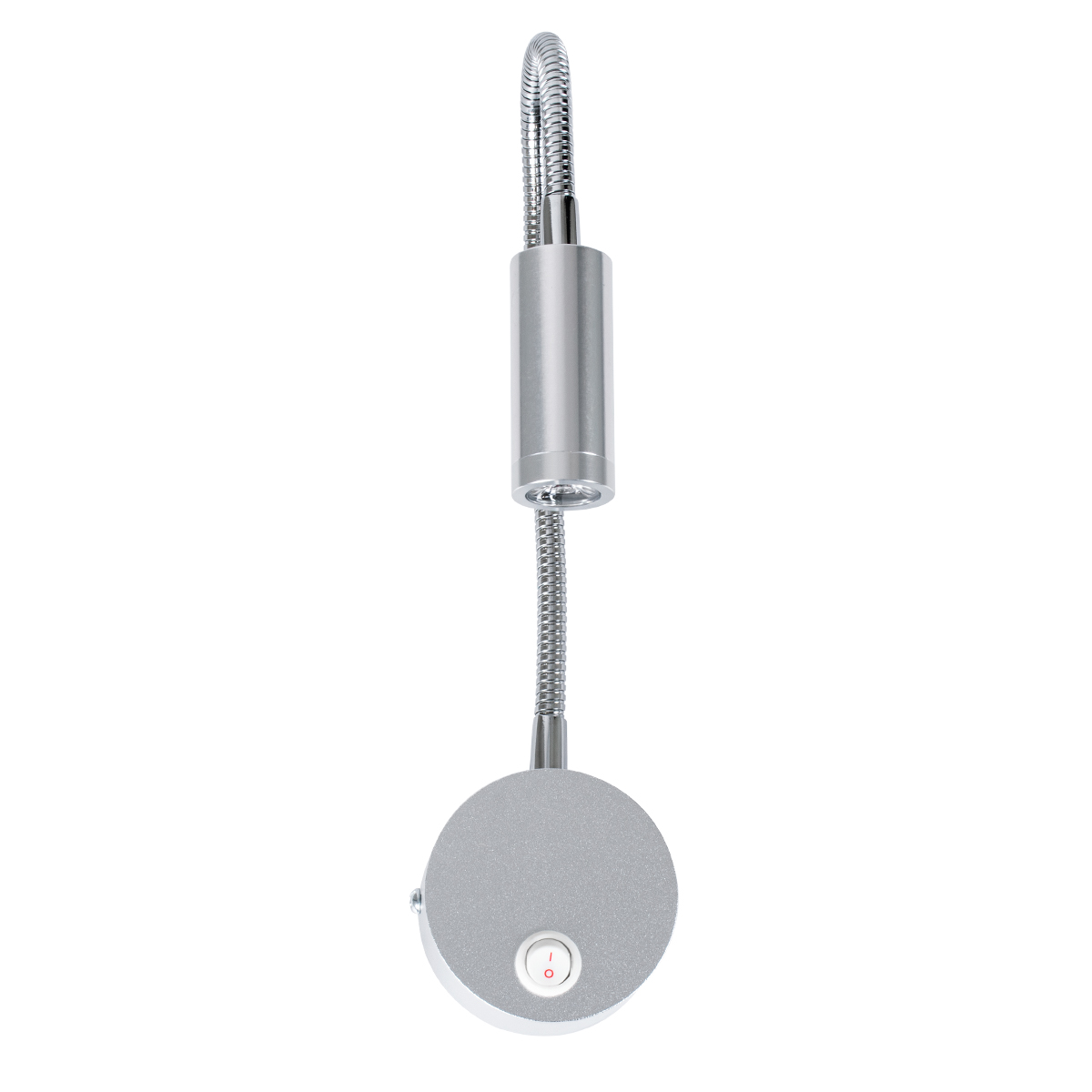 LEDTM® GOOSE 60879 Μοντέρνο Φωτιστικό Τοίχου - Απλίκα Ξενοδοχείου Reading Light LED 3W 300lm 36° AC 220-240V IP20 Φυσικό Λευκό 4500K - CREE XPE Chip & TÜV SÜD Driver - Σατινέ Νίκελ Βούρτσας - Μ6.5 x Π15 x Υ24.5cm - 3 Χρόνια Εγγύηση - Image 5