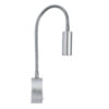 LEDTM® GOOSE 60879 Μοντέρνο Φωτιστικό Τοίχου - Απλίκα Ξενοδοχείου Reading Light LED 3W 300lm 36° AC 220-240V IP20 Φυσικό Λευκό 4500K - CREE XPE Chip & TÜV SÜD Driver - Σατινέ Νίκελ Βούρτσας - Μ6.5 x Π15 x Υ24.5cm - 3 Χρόνια Εγγύηση - Image 6