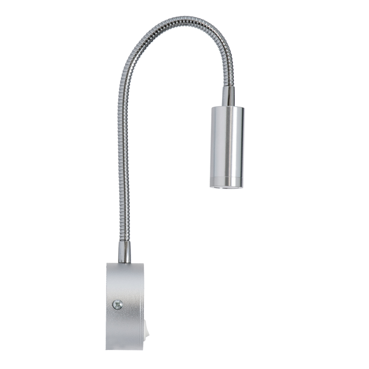 LEDTM® GOOSE 60879 Μοντέρνο Φωτιστικό Τοίχου - Απλίκα Ξενοδοχείου Reading Light LED 3W 300lm 36° AC 220-240V IP20 Φυσικό Λευκό 4500K - CREE XPE Chip & TÜV SÜD Driver - Σατινέ Νίκελ Βούρτσας - Μ6.5 x Π15 x Υ24.5cm - 3 Χρόνια Εγγύηση - Image 6