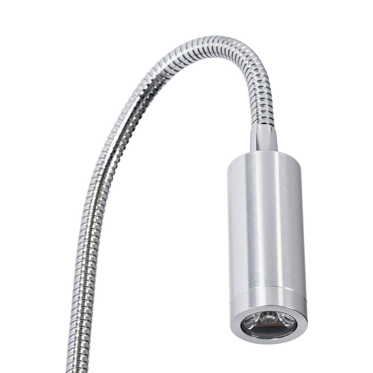 LEDTM® GOOSE 60879 Μοντέρνο Φωτιστικό Τοίχου - Απλίκα Ξενοδοχείου Reading Light LED 3W 300lm 36° AC 220-240V IP20 Φυσικό Λευκό 4500K - CREE XPE Chip & TÜV SÜD Driver - Σατινέ Νίκελ Βούρτσας - Μ6.5 x Π15 x Υ24.5cm - 3 Χρόνια Εγγύηση - Image 8