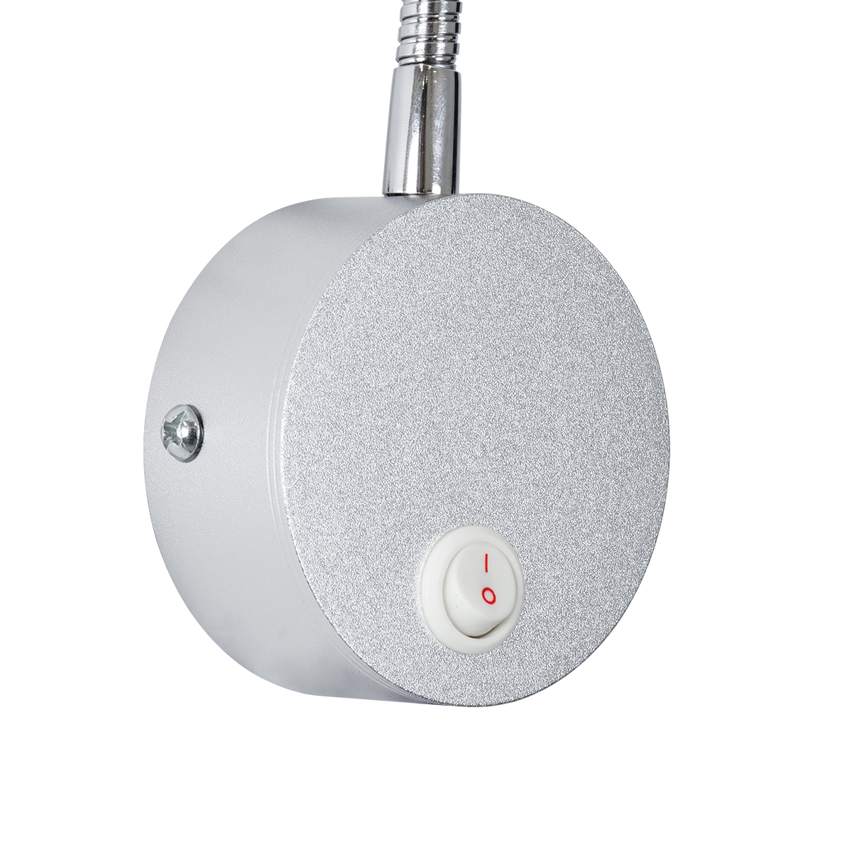LEDTM® GOOSE 60879 Μοντέρνο Φωτιστικό Τοίχου - Απλίκα Ξενοδοχείου Reading Light LED 3W 300lm 36° AC 220-240V IP20 Φυσικό Λευκό 4500K - CREE XPE Chip & TÜV SÜD Driver - Σατινέ Νίκελ Βούρτσας - Μ6.5 x Π15 x Υ24.5cm - 3 Χρόνια Εγγύηση - Image 9