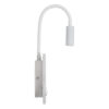 LEDTM® GOOSE 60881 Μοντέρνο Φωτιστικό Τοίχου - Απλίκα Ξενοδοχείου Reading Light με Φορτιστή USB 3A LED 6W 600lm 36° & 360° AC 220-240V IP20 Φυσικό Λευκό 4500K - CREE XPE & Lumileds SMD Chip & TÜV SÜD Driver - Λευκό Ματ - Μ15.5 x Π15 x Υ30.5cm - 3 Χρόνια Εγγύηση - Image 6