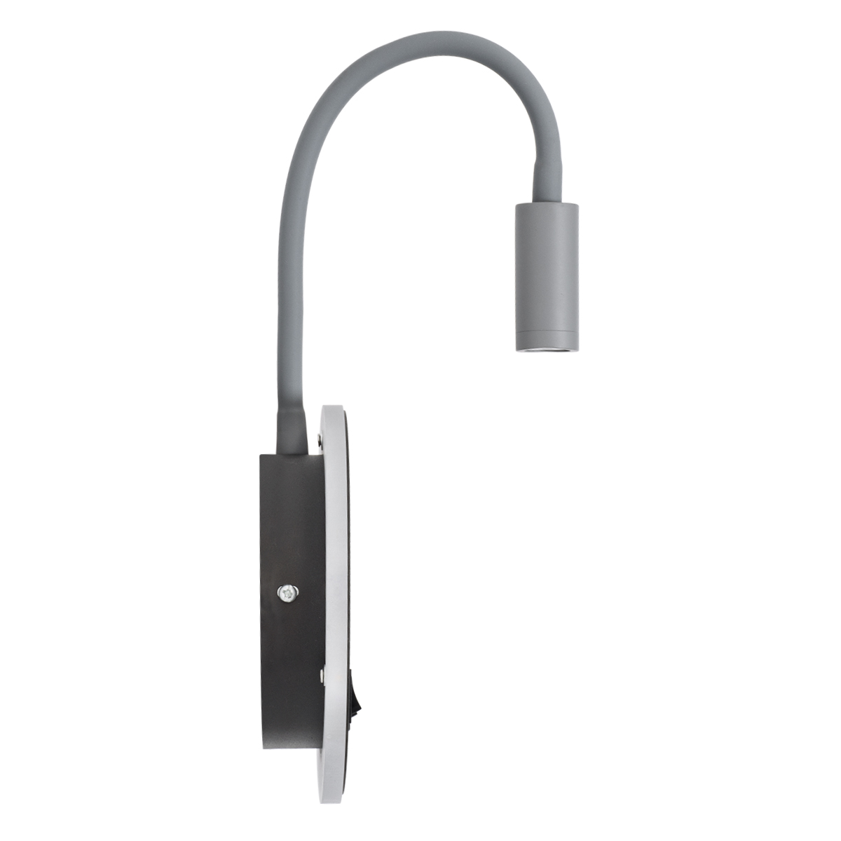 LEDTM® GOOSE 60882 Μοντέρνο Φωτιστικό Τοίχου - Απλίκα Ξενοδοχείου Reading Light με Φορτιστή USB 3A LED 6W 600lm 36° & 360° AC 220-240V IP20 Φυσικό Λευκό 4500K - CREE XPE & Lumileds SMD Chip & TÜV SÜD Driver - Γκρι Ανθρακί Ματ - Μ15.5 x Π15 x Υ30.5cm - 3 Χρόνια Εγγύηση - Image 6