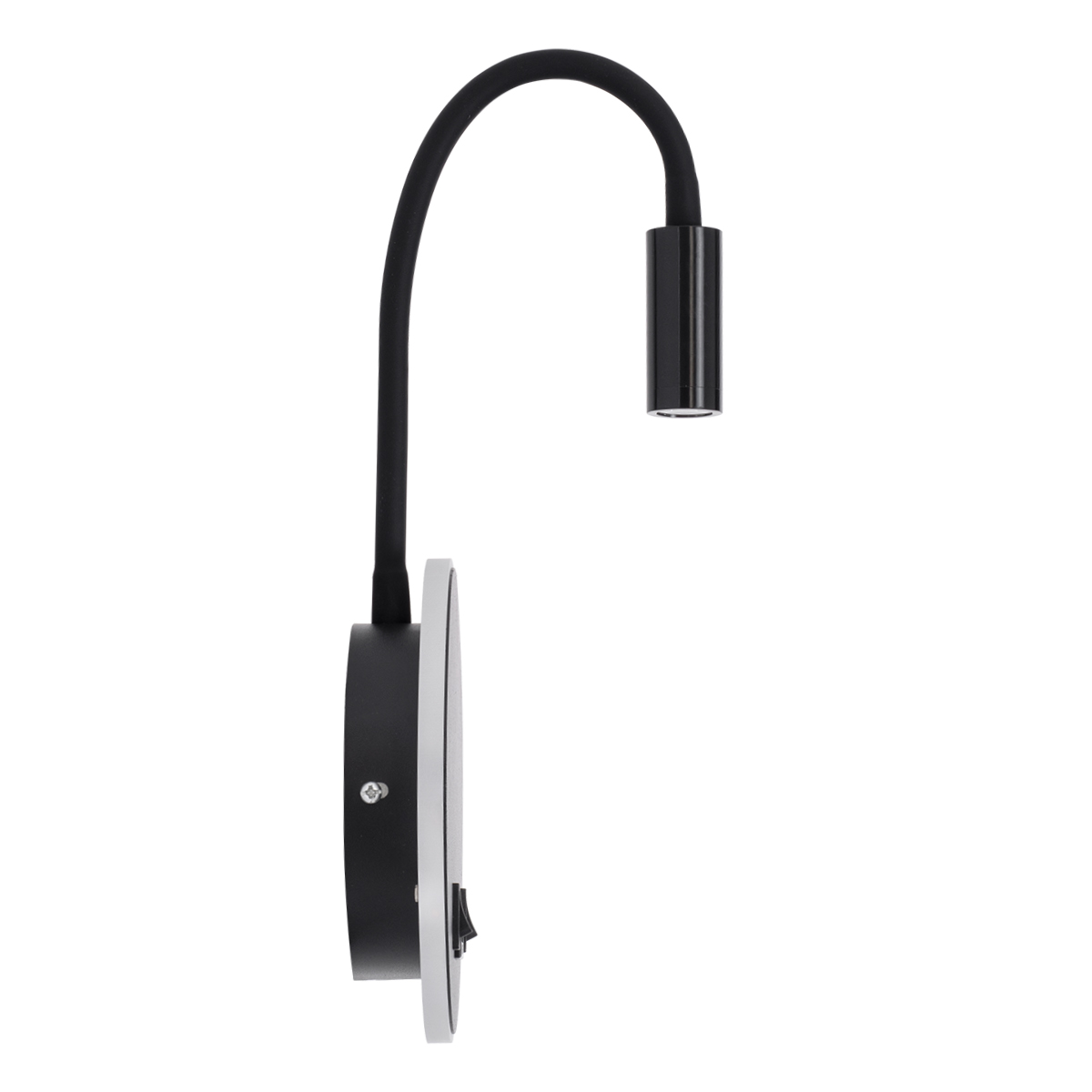 LEDTM® GOOSE 60883 Μοντέρνο Φωτιστικό Τοίχου - Απλίκα Ξενοδοχείου Reading Light με Φορτιστή USB 3A LED 6W 600lm 36° & 360° AC 220-240V IP20 Φυσικό Λευκό 4500K - CREE XPE & Lumileds SMD Chip & TÜV SÜD Driver - Μαύρο Ματ - Μ15.5 x Π15 x Υ30.5cm - 3 Χρόνια Εγγύηση - Image 6