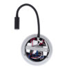 LEDTM® GOOSE 60883 Μοντέρνο Φωτιστικό Τοίχου - Απλίκα Ξενοδοχείου Reading Light με Φορτιστή USB 3A LED 6W 600lm 36° & 360° AC 220-240V IP20 Φυσικό Λευκό 4500K - CREE XPE & Lumileds SMD Chip & TÜV SÜD Driver - Μαύρο Ματ - Μ15.5 x Π15 x Υ30.5cm - 3 Χρόνια Εγγύηση - Image 7