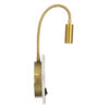 LEDTM® GOOSE 60885 Μοντέρνο Φωτιστικό Τοίχου - Απλίκα Ξενοδοχείου Reading Light με Φορτιστή USB 3A LED 6W 600lm 36° & 360° AC 220-240V IP20 Φυσικό Λευκό 4500K - CREE XPE & Lumileds SMD Chip & TÜV SÜD Driver - Χρυσό Πλατίνα - Μ15.5 x Π15 x Υ30.5cm - 3 Χρόνια Εγγύηση - Image 6