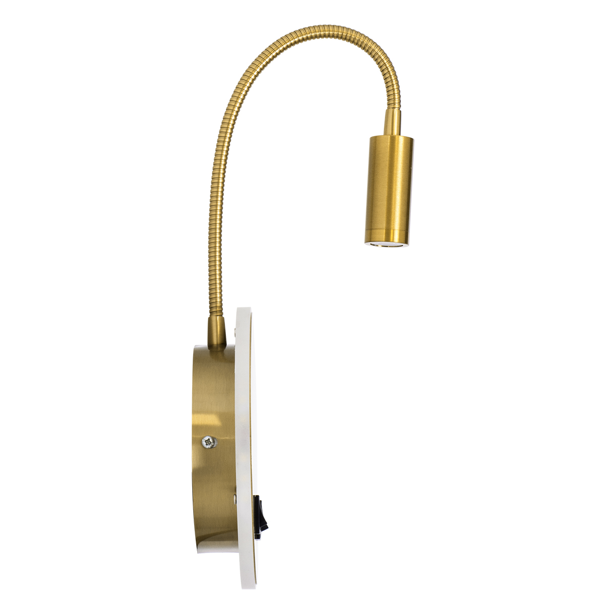 LEDTM® GOOSE 60885 Μοντέρνο Φωτιστικό Τοίχου - Απλίκα Ξενοδοχείου Reading Light με Φορτιστή USB 3A LED 6W 600lm 36° & 360° AC 220-240V IP20 Φυσικό Λευκό 4500K - CREE XPE & Lumileds SMD Chip & TÜV SÜD Driver - Χρυσό Πλατίνα - Μ15.5 x Π15 x Υ30.5cm - 3 Χρόνια Εγγύηση - Image 6