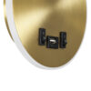 LEDTM® GOOSE 60885 Μοντέρνο Φωτιστικό Τοίχου - Απλίκα Ξενοδοχείου Reading Light με Φορτιστή USB 3A LED 6W 600lm 36° & 360° AC 220-240V IP20 Φυσικό Λευκό 4500K - CREE XPE & Lumileds SMD Chip & TÜV SÜD Driver - Χρυσό Πλατίνα - Μ15.5 x Π15 x Υ30.5cm - 3 Χρόνια Εγγύηση - Image 9