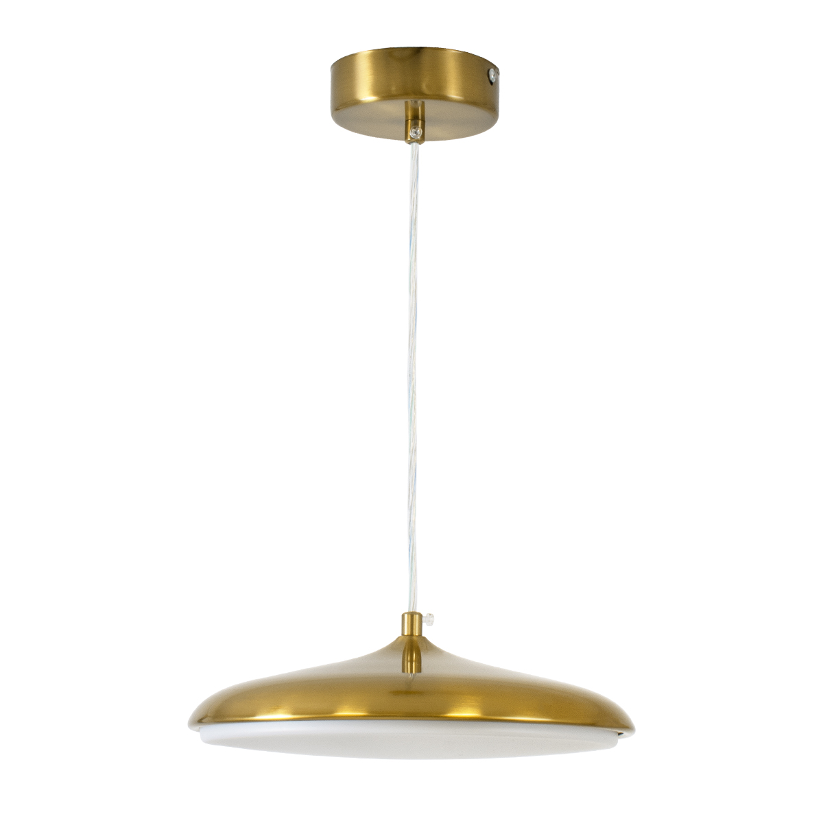 LEDTM® BARON 60886 Μοντέρνο Κρεμαστό Φωτιστικό Οροφής LED 12W 1440lm 120° AC 220-240V IP20 Ρυθμιζόμενο Λευκό CCT με On/Off 2700K/4500K/6000K - Lumileds SMD Chip - Χρυσό - Μ25 x Π25 x Υ8cm - 3 Χρόνια Εγγύηση - Image 4