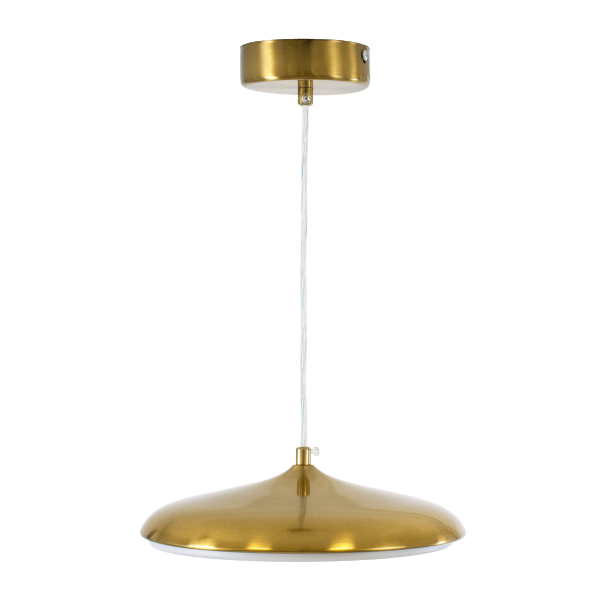 LEDTM® BARON 60886 Μοντέρνο Κρεμαστό Φωτιστικό Οροφής LED 12W 1440lm 120° AC 220-240V IP20 Ρυθμιζόμενο Λευκό CCT με On/Off 2700K/4500K/6000K - Lumileds SMD Chip - Χρυσό - Μ25 x Π25 x Υ8cm - 3 Χρόνια Εγγύηση - Image 6