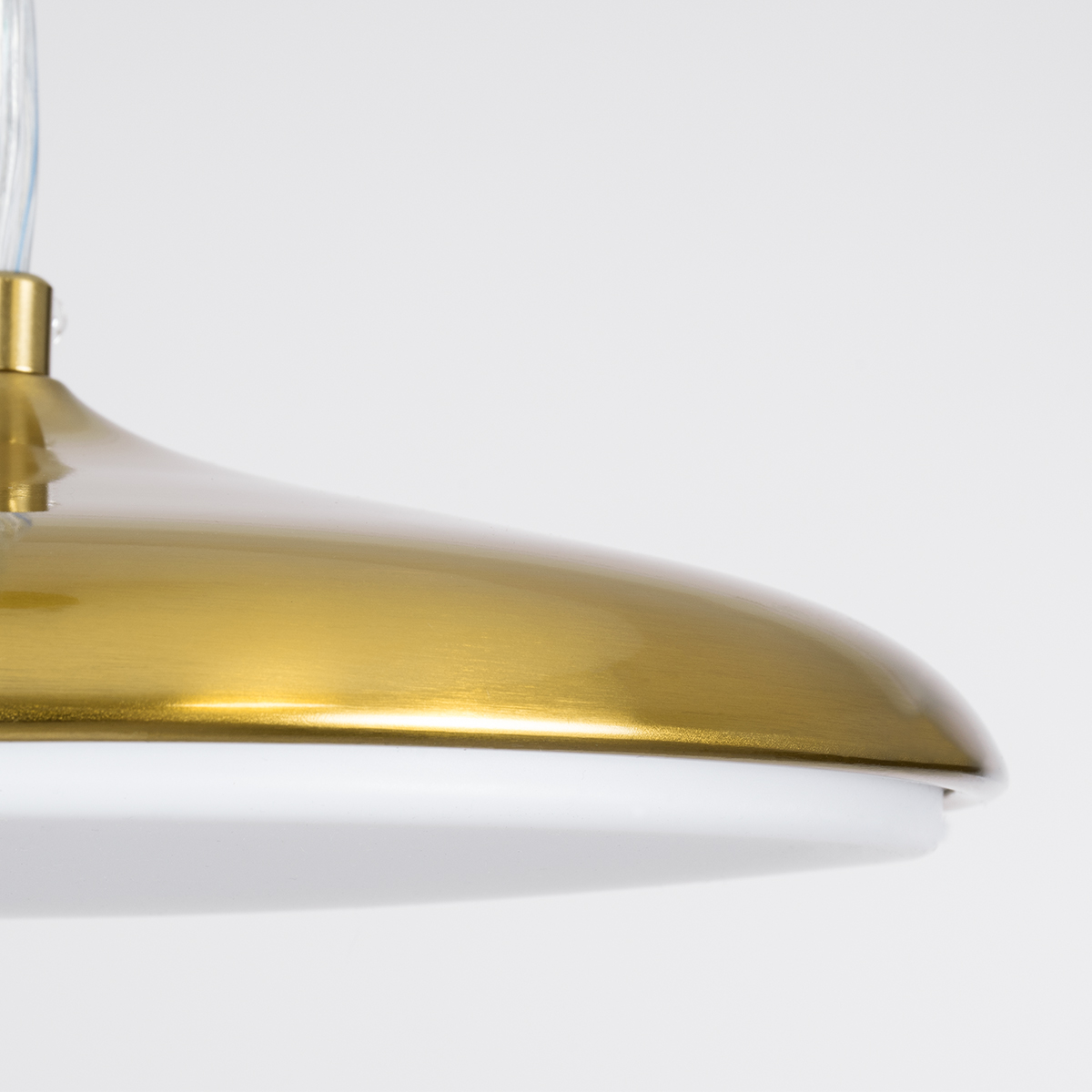 LEDTM® BARON 60886 Μοντέρνο Κρεμαστό Φωτιστικό Οροφής LED 12W 1440lm 120° AC 220-240V IP20 Ρυθμιζόμενο Λευκό CCT με On/Off 2700K/4500K/6000K - Lumileds SMD Chip - Χρυσό - Μ25 x Π25 x Υ8cm - 3 Χρόνια Εγγύηση - Image 7