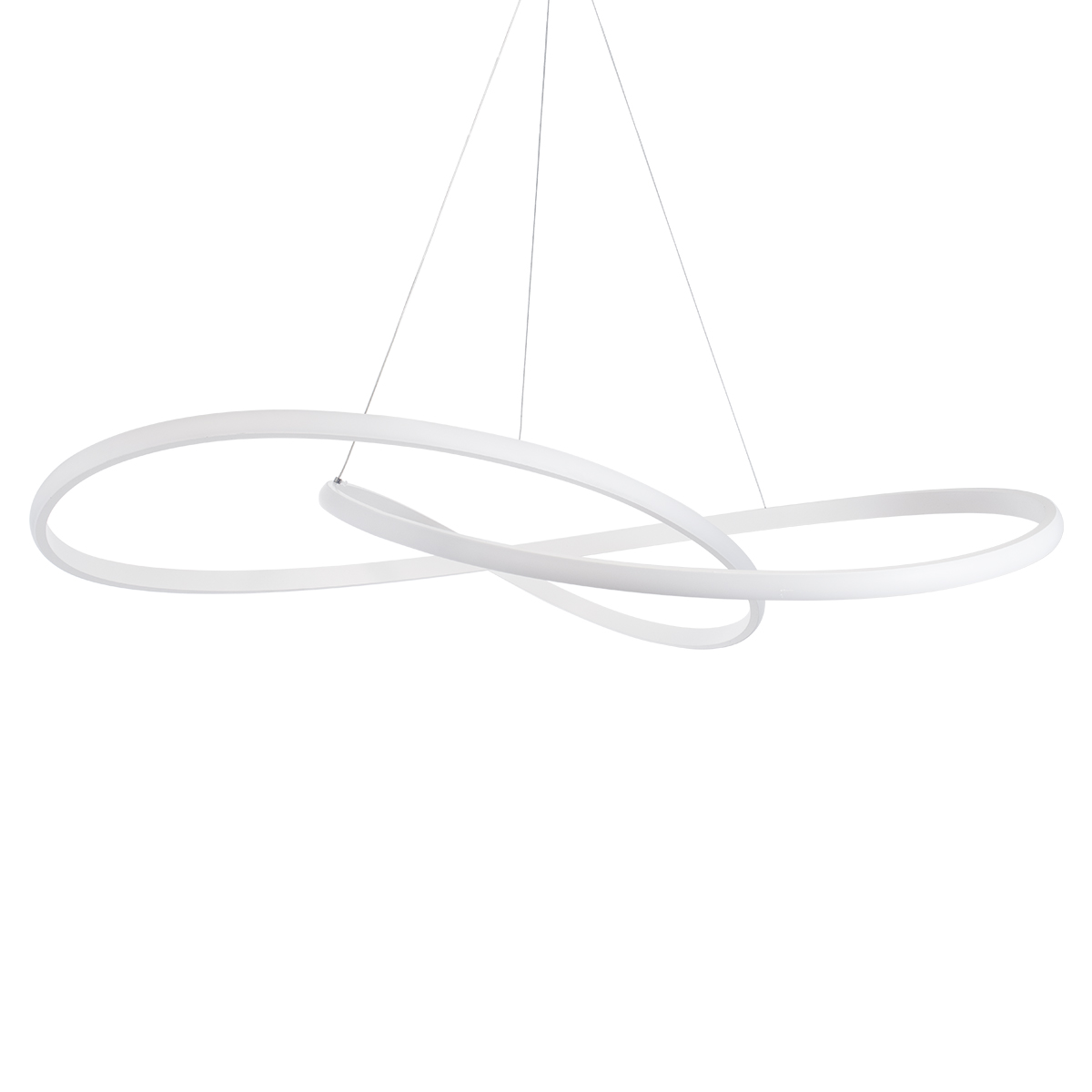 LEDTM® DEXTER 60918 Μοντέρνο Κρεμαστό Φωτιστικό Οροφής LED 120W 13440lm 300° AC 220-240V IP20 Ρυθμιζόμενο Λευκό CCT με Χειριστήριο από 2700K έως 6000K Dimmable - Lumileds SMD Chip - Λευκό Ματ - Μ103 x Π103 x Υ22cm - 3 Χρόνια Εγγύηση - Image 4