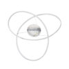 LEDTM® DEXTER 60918 Μοντέρνο Κρεμαστό Φωτιστικό Οροφής LED 120W 13440lm 300° AC 220-240V IP20 Ρυθμιζόμενο Λευκό CCT με Χειριστήριο από 2700K έως 6000K Dimmable - Lumileds SMD Chip - Λευκό Ματ - Μ103 x Π103 x Υ22cm - 3 Χρόνια Εγγύηση - Image 7