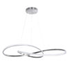 LEDTM® DEXTER 60919 Μοντέρνο Κρεμαστό Φωτιστικό Οροφής LED 120W 13440lm 300° AC 220-240V IP20 Ρυθμιζόμενο Λευκό CCT με Χειριστήριο από 2700K έως 6000K Dimmable - Lumileds SMD Chip - Νίκελ Βούρτσας - Μ103 x Π103 x Υ30cm - 3 Χρόνια Εγγύηση - Image 2