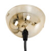 LEDTM® GLASSO 60927 Μοντέρνο Κρεμαστό Φωτιστικό Οροφής με Ντουί 1 x E27 AC 220-240V IP20 - Ασημί & Μελί - Μ27 x Π27 x Υ52cm - Image 10