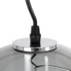 LEDTM® GLASSO 60928 Μοντέρνο Κρεμαστό Φωτιστικό Οροφής με Ντουί 1 x E27 AC 220-240V IP20 - Ασημί - Μ27 x Π27 x Υ52cm - Image 7